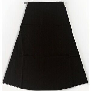 Aleeza Paris Black Knit Maxi Skirt Women's Size S Long Pleated Elastic Waist NWT